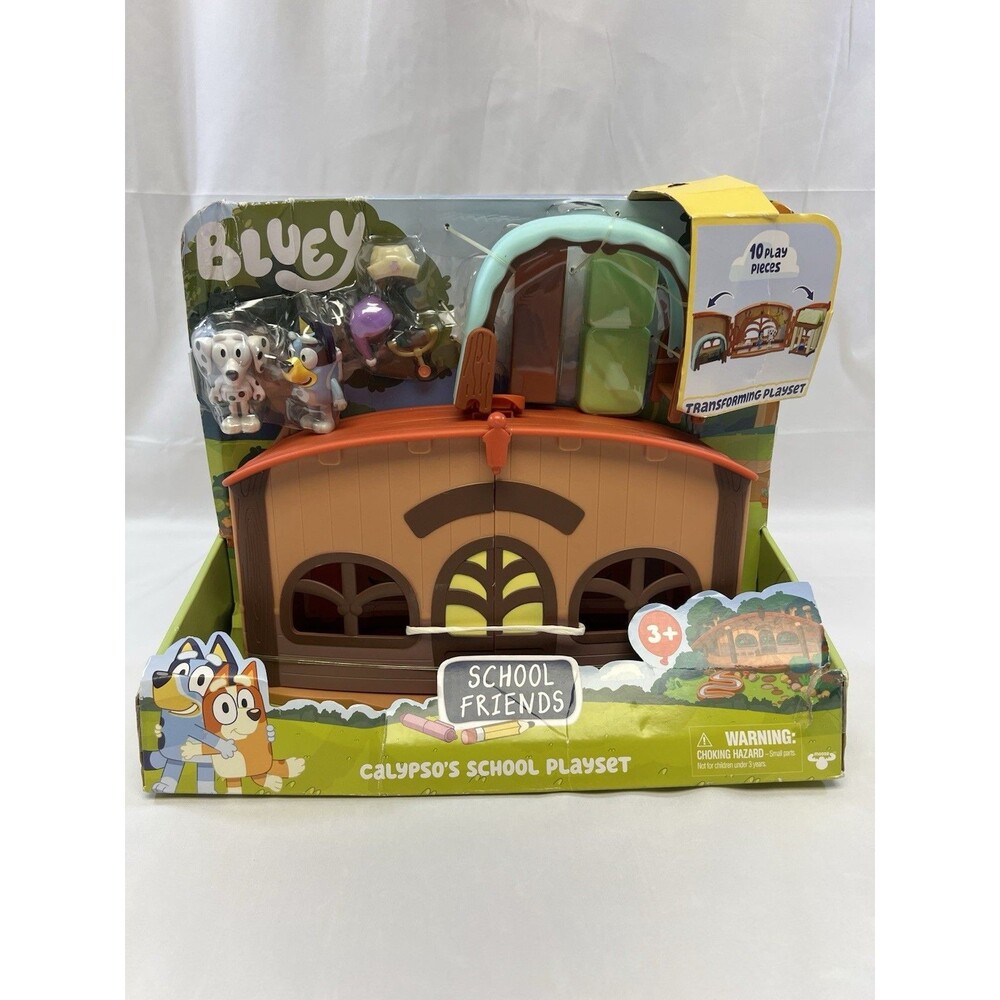 2018 Bluey School Friends 10 Piece Calypso’s School Playset